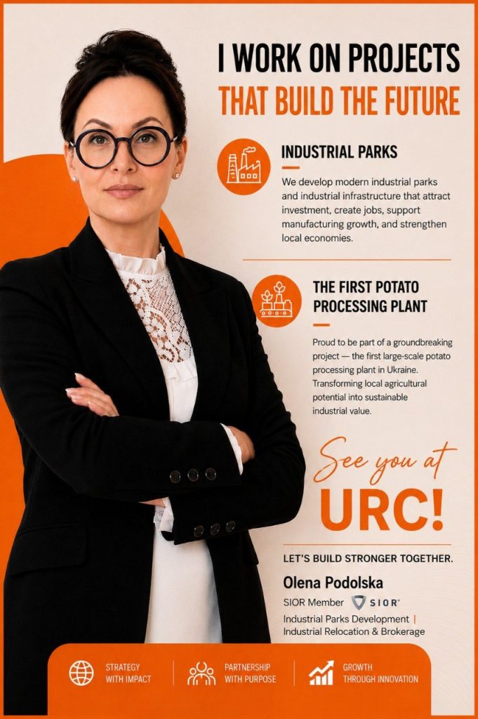Working on Projects that Build the Future: Elena Podolska to Present Ukraine’s Industrial Potential at URC